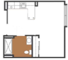 Assisted Living Coral Floor Plan