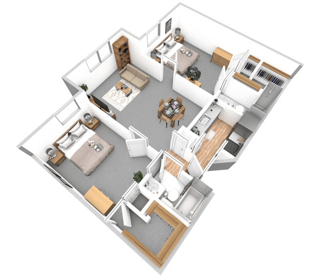 AtriumAtGainesville_BlackCherry_983sqft