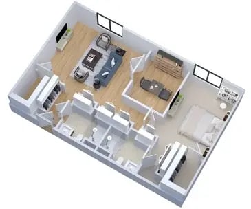 Cherrywood 3D floor plan-2