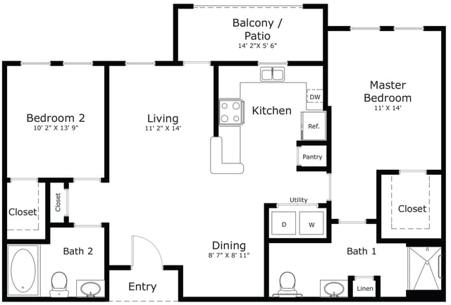 PHKB_IL_Mimosa_2B_2BA_1046 sq. ft