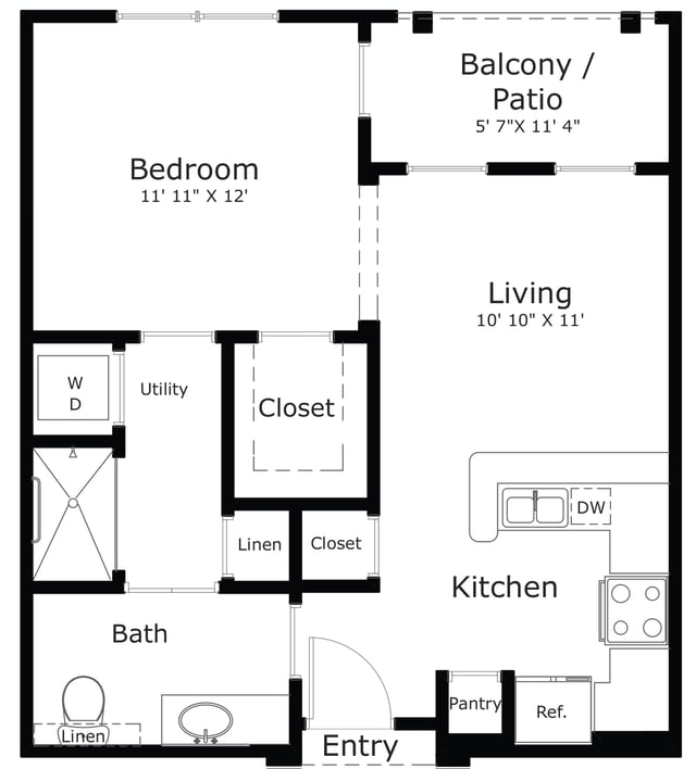 PKHB_IL_Azalea_1B-1BA_589 sq. ft