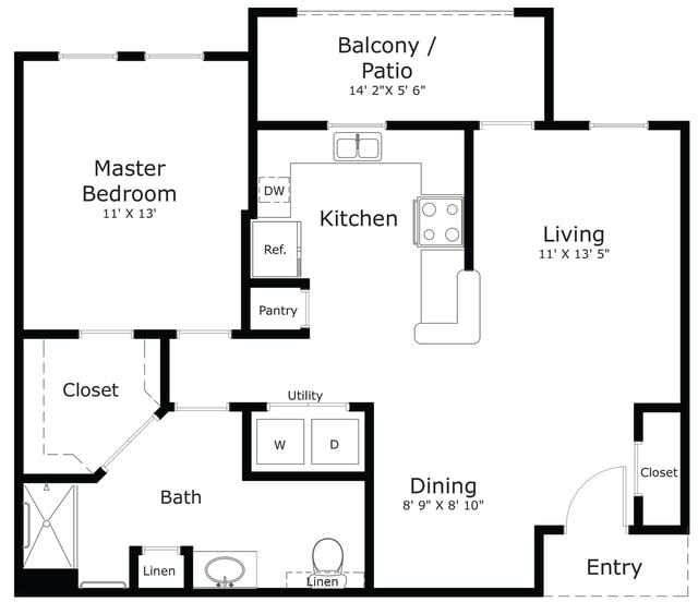 PKHB_IL_Gardenia_1B-1BA_761 sq. ft